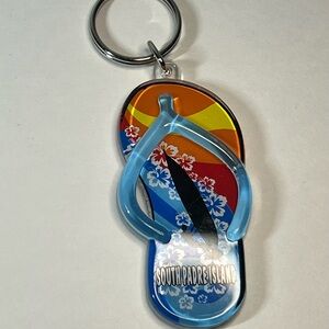 South Padre Island Flip Flop Keychain
